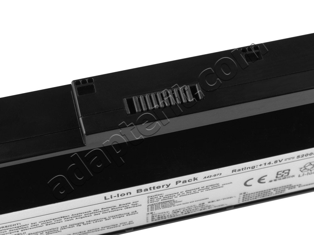 8 Solut 5200mAh Akku Asus G53SX-XN1 G73JH-ATI G53SX-S1185V