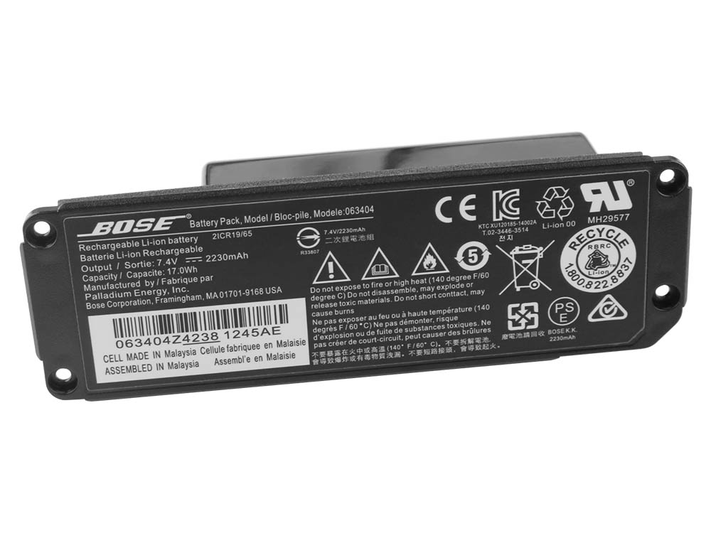 Alkuperäinen 2230mAh 2-Solut Akku Bose Soundlink Mini I 061384 061385