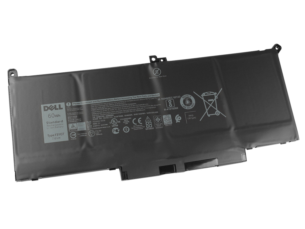 Alkuperäinen 7500mAh 60Wh 4 Solut Akku Dell F3YGT 0F3YGT 2X39G