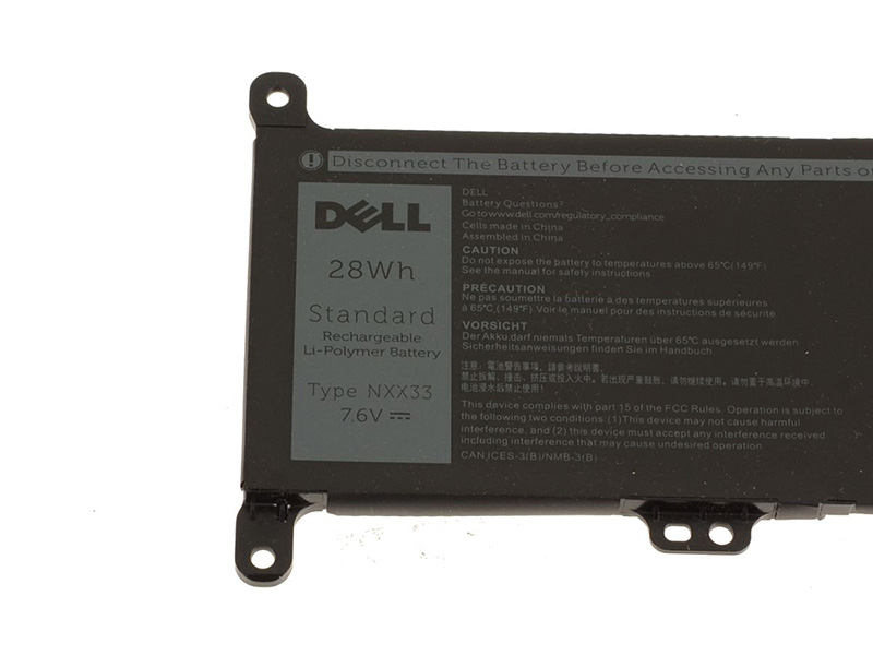 3500mAh 28Wh 2-Solut Dell Inspiron 3195 2-in-1 P31T P31T001 NXX33 Akku