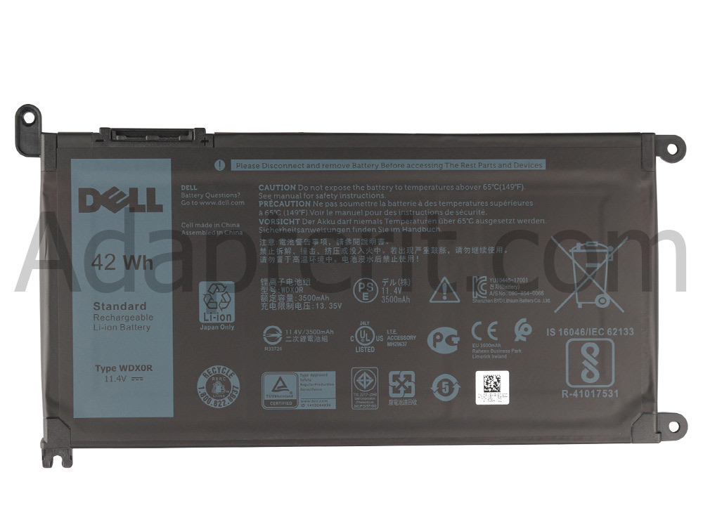 Alkuperäinen 3500mAh 42Wh 4 Solut Akku Dell Vostro 14 5468