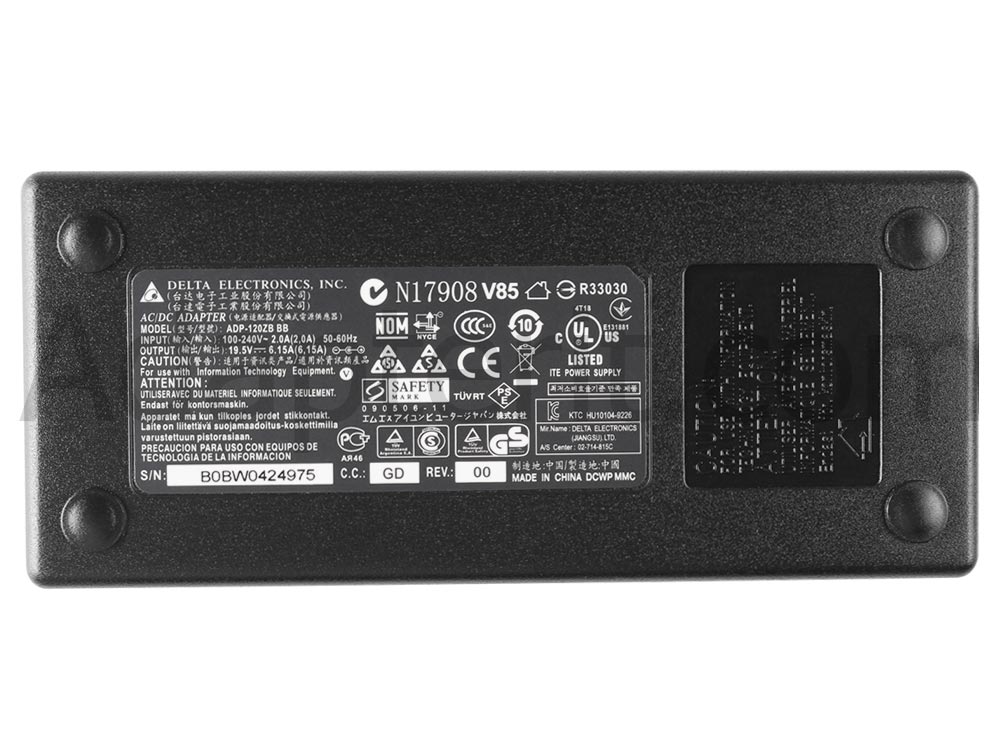 Alkuperäinen 120W Adapteri Laturi MSI gp70 2pe-016au 2pe-017au 2pe-025uk