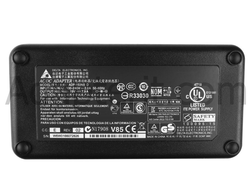 Alkuperäinen 150W Adapteri Laturi MSI GS60 2PM-032 2PM-042