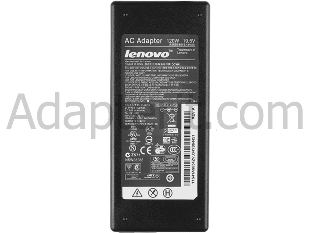 Alkuperäinen 120W Adapteri Laturi Lenovo 57Y6556 57Y6549 57Y6547