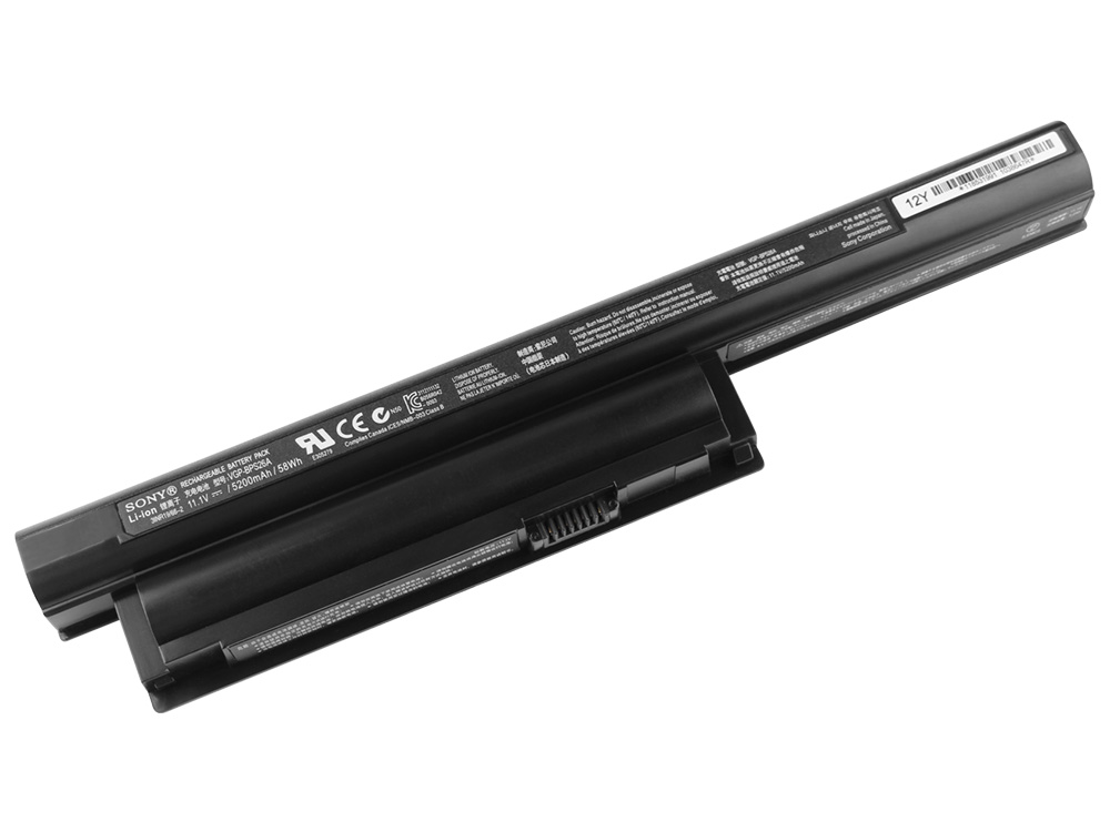 Alkuperäinen 5200mAh 6 Solut Akku Sony Vaio SVE17122CXB SVE1711R1EB.CEK